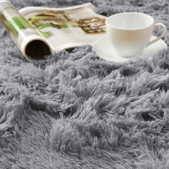 Grey Shag Rug - Picture 3 of 6